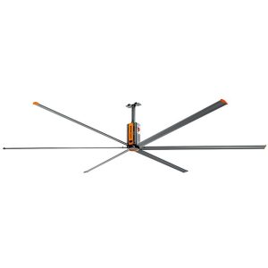 ALEMLUBE High Volume Low Speed (HVLS) Commercial Ceiling Fan 6-Blade 1.5kW 6.1m