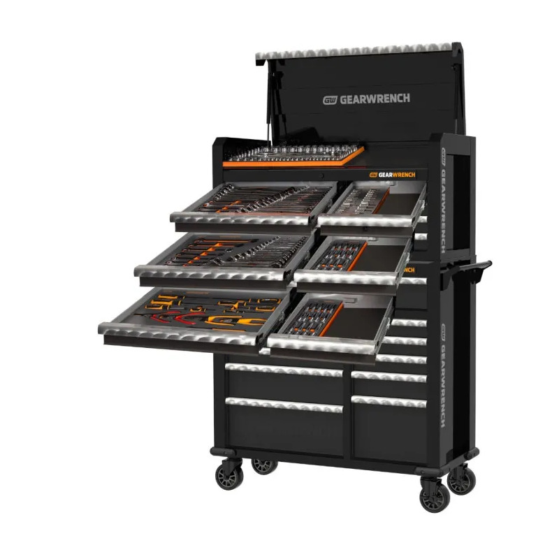 GEARWRENCH 234pc 8 Drawer Tool Chest & 11 Drawer Roller Cabinet EVA Tool Kit