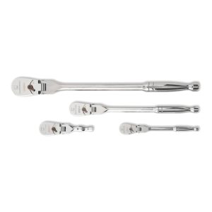 GEARWRENCH 4Pc Flex Ratchet Handles 1/2, 3/8, 1/4