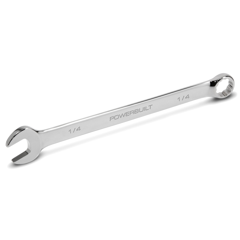 GEARWRENCH Wrench Combination 1/4" Sae, Fully Polished