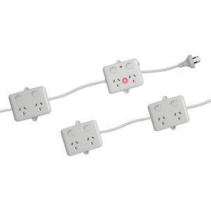 ARLEC Multi Twin Extension Lead-8 Outlet Surge