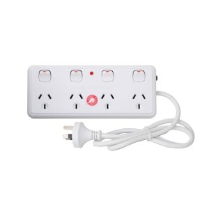 ARLEC 4 Outlet 4 Switch Surge Powerboard