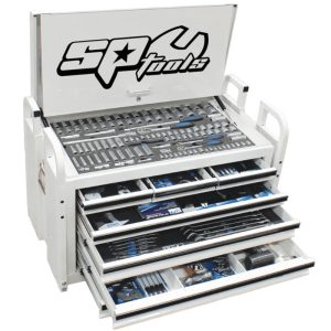 SP TOOLS 250pc 7 Drawer Off Road Series Tool Box - White