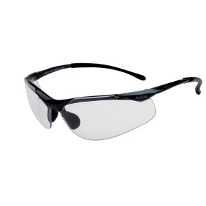 BOLLE Safety Glasses Sidewinder Dark Gun / Platinum Clear Lens