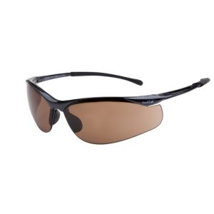 BOLLE Safety Glasses Sidewinder Dark Gun / Platinum Bronze Lens