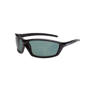 BOLLE Safety Glasses Prowler Gloss Blk Frame Green Polarised