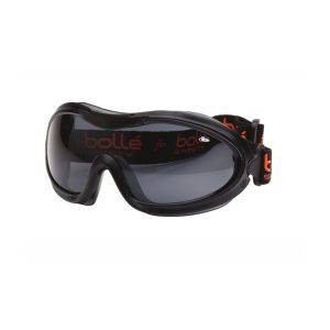 BOLLE Safety Glasses Nitro Smoke Pvc Frme Smoke Lens Indir Btm Vnt