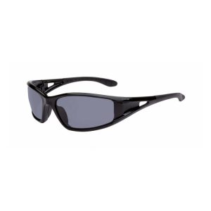 BOLLE Safety Glasses Lowrider Gloss Jet Black / Smoke Lens