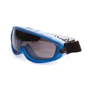 BOLLE Safety Glasses Atom Smoke Lens Top Vent Closed