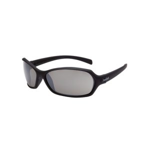 BOLLE Safety Glasses Hurricane Black / Silver Flash Lens