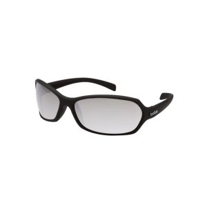 BOLLE Safety Glasses Hurricane Blk/Light Smoke - Silver Flash Lens