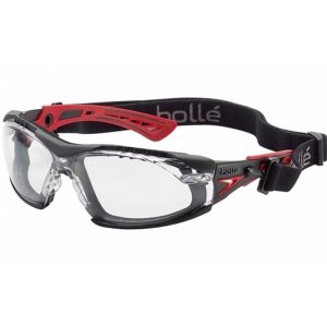 BOLLE Safety Glasses Rush Plus Platinum Clear Lens