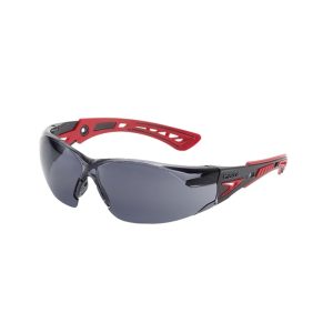 BOLLE Safety Glasses Rush Plus Platinum Smoke Lens