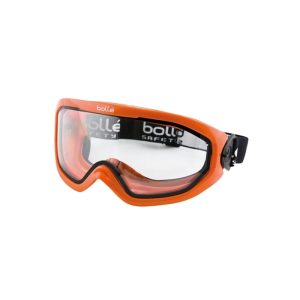 BOLLE Safety Glasses Blast Duo Orange Frme Clr Foam Closed Vent