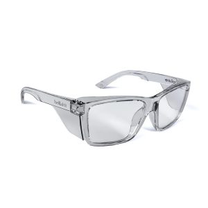 BOLLE STKS 420 Clear Safety Glasses (Crystal PC Temples/Frame)