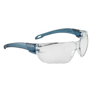 BOLLE Swift Safety Glasses Blue/Clear PC Frame - Clear