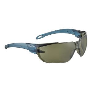 BOLLE Swift Safety Glasses Blue/Clear PC Frame - Smoke
