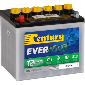 CENTURY 12N24-4 Wet  EverRide Maintenance Free Lawn Mower Battery