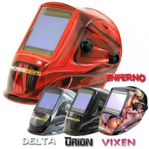 BOSSSAFE Welding Helmet Vixen Mega View Lens