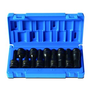 ACTION 10pc 1/2" Dr Imperial Impact In-Hex Driver Set