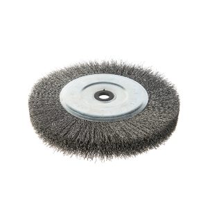 UNION Bench Mount Wheel Brush - 200mm x 25W 25MB