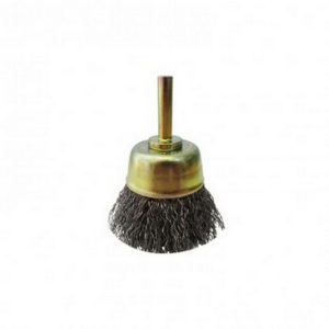 JOSCO Brush Cup Cr 75mm 6mm Spindle 0.30mm Bc