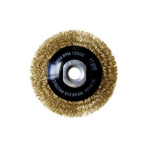 JOSCO Brush Bevel Cr 100xmt 0.30 Brass Coated
