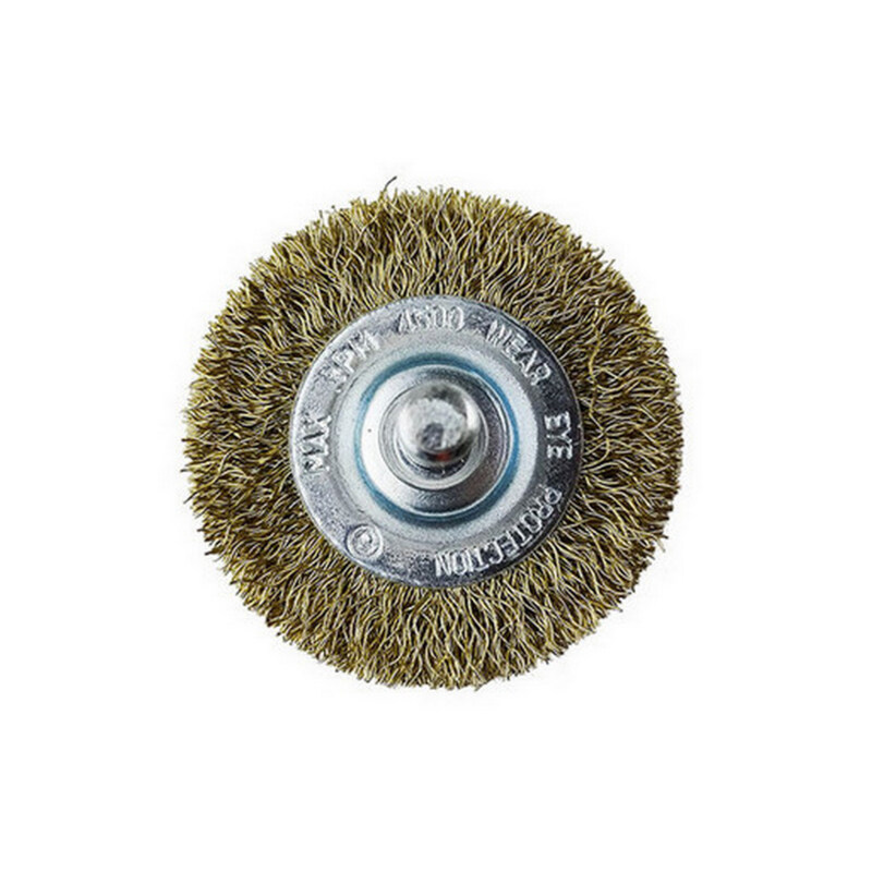 JOSCO Tomcat 50mm Spindle Mounted Wheel Brush 6.34mm Round Shank