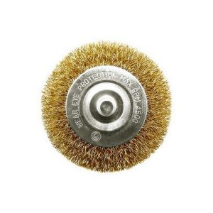 JOSCO Tomcat 75mm Spindle Mounted Wheel Brush 6.34mm Round Shank