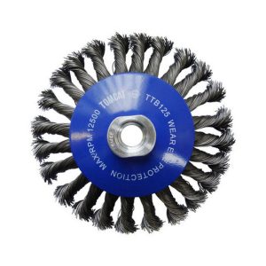 JOSCO Tomcat 125mm Twistknot Bevel Brush (14 x 2mm Thread)