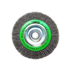 JOSCO Tomcat 200mm x 20mm Stainless Steel Wheel Brush (Multi-Bore)