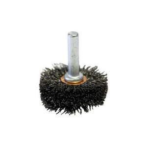 JOSCO 38x12mm x31G W/6.3mm Spindle Crimped Wire Wheel