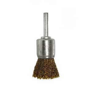 JOSCO Brush Cup 25 6.3 Hex Spindle Brass Coated
