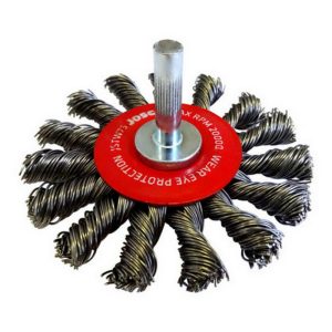 JOSCO Brush Wheel Tk20 Hs 75x1R 6mm Spindle 0.35mm