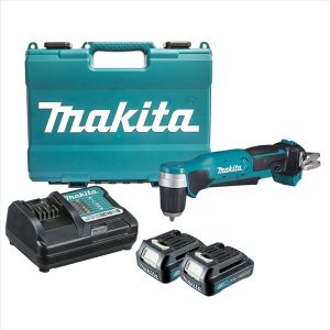 MAKITA 12V Max Keyless Chuck Angle Drill Kit – Includes 2 X 1.5Ah Batteries, Charger & Case