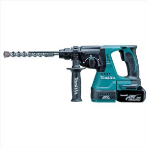 MAKITA Mobile Brushless Rotary Hammer 24mm, 18V Li-Ion, 2 X 5.0Ah B