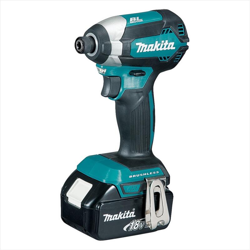 MAKITA 18V Compact Brushless Impact Driver Kit - Includes 2 X 5.0Ah Batteries, Rapid Charger & Carry Case
