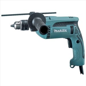 MAKITA Variable Speed Hammer Drill, 13mm, 650W, Keyed Chuck, Carry
