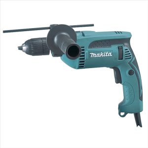 MAKITA Variable Speed Hammer Drill, 13mm, 650W, Keyless Chuck, Carr