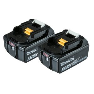 MAKITA 18V 5.0Ah Li-Ion Battery Twin Pack