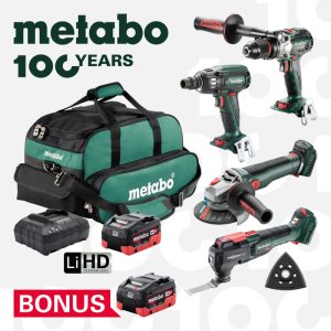 METABO 18V 4 Piece Brushless Combo