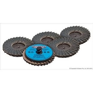 GEIGER 50mm Q/Lock Mini Flap Disc 120G (Pack of 5)