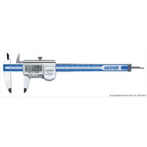 ACCUD 0-200mm/0-8" Coolant Proof Digital Caliper Ip67
