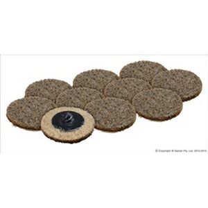 GEIGER 50mm Brown Abrasive Disc (Pack 10)