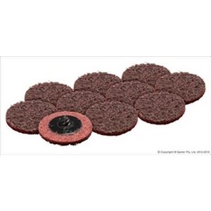 GEIGER 50mm Maroon Abrasive Disc (Pack of 10)