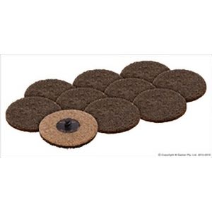 GEIGER 75mm Brown Abrasive Disc (Pack of 10)