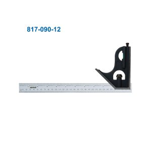 ACCUD Combination Square Set Stainless Steel