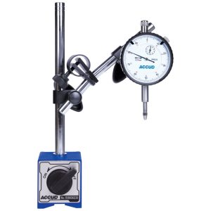 ACCUD 10mm Dial Indicator With Magnetic Stand