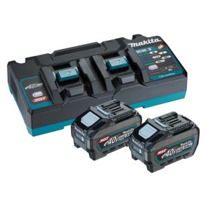 MAKITA 40V 5.0Ah Battery and Charger Pack
