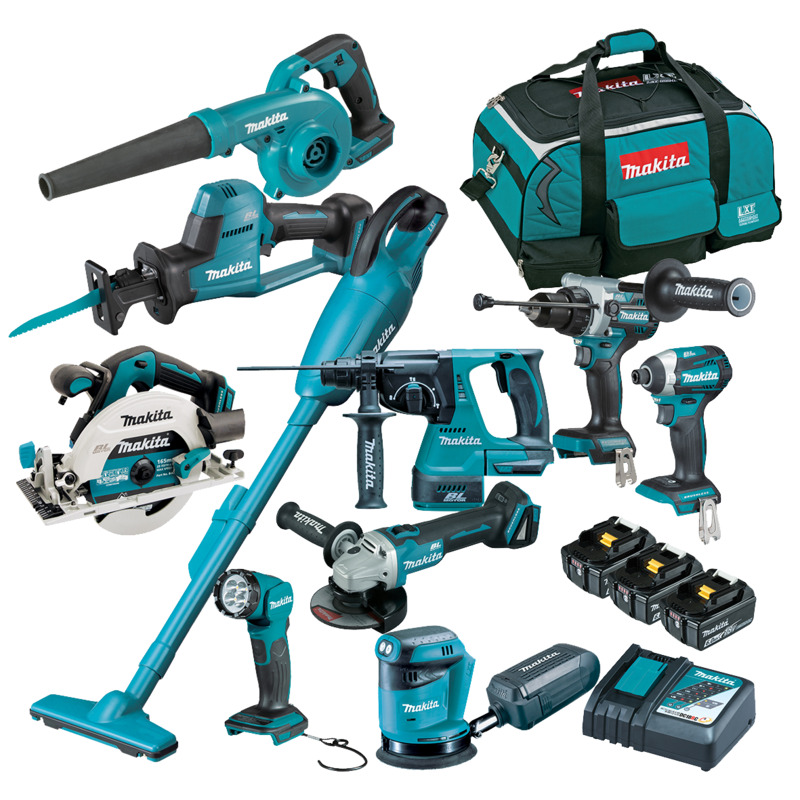 MAKITA 10pc 18V Brushless Combo Kit